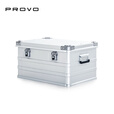 酷麦装备（PROVO）铝箱铝桌折叠箱露营装备收纳车尾箱储物后备车载户外旅行箱 SZ-03铝色3号旅行箱 600*400*300