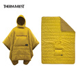 THERM-A-REAT户外露营防寒保暖斗篷防水野外保温毯子压缩便携保暖装备 BluePrint-13176