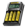 奈特科尔（NITECORE） UM4多功能智能四槽QC快充18650/21700锂电池AA电池座充充电器 UM4标配（新升级USB-C充电口）