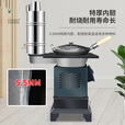 取暖炉家用室内烧柴火煤炭两用农村户外冬天无烟新型移动铸铁灶台 方金刚取暖炉+2米烟管配件