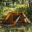 THOUS WINDS千风金牛座单人帐篷户外轻量化15D双硅防风防雨露营登山徒步帐篷 金牛座单人帐篷狼棕(内帐+外账)