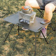 户外折叠桌子轻量化铝合金可折叠便捷式露营轻便黑化风战术桌超轻 战术桌+收纳袋