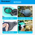 WILD HEART太阳能加热沐浴袋户外露营储水袋便携清洁冲凉洗澡神器食品级材料 12L青色