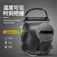 栢启歆户外淋浴袋洗澡袋太阳能加热水袋便携式大容量露营沐浴袋储水袋 便携式户外洗澡袋【黑色】