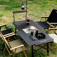Guide Series户外五单元IGT户外露营半自动升降五单元IGT桌野餐桌折叠桌028桌 028桌+原装板X2+黑炉+茶盘+烤炉+下沉置物架