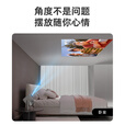 知影投影仪云台支架桌面家用贴墙置物架免打孔适配瑞格尔B1小明Q3 Neo小米Lite投影仪 高级灰