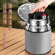 岛奇户外高压锅便携煮饭304不锈钢小型迷你压力锅露营自驾高海拔 户外不锈钢高压锅+袋子