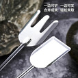 尚烤佳（Suncojia）烧烤夹子 食品夹 碳夹 面包夹子 烧烤工具配件 铁夹