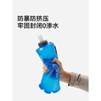 伯希和（Pelliot）户外软水袋运动跑步登山徒步折叠便携软水瓶软水壶16404445冰海蓝