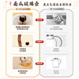探险者（TAN XIAN ZHE）围炉煮茶壶套装玻璃茶壶茶具泡茶家用煮茶器耐高温明火电陶炉通用 水晶南瓜玻璃杯*6