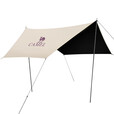 骆驼（CAMEL）【虹】户外露营六角蝶形黑胶天幕便携式防雨防晒173BA6B064流沙金