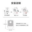 知影投影仪云台支架桌面家用贴墙置物架免打孔适配瑞格尔B1小明Q3 Neo小米Lite投影仪 高级灰