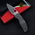 SPYDERCO美国进口spyderco蜘蛛C41户外高硬度粉末钢轻量便携EDC随身折叠刀 C41 PGY5