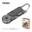 拓意卡德国拓意卡金属钥匙扣便携户外折叠工具拆箱刀锯片螺丝刀开瓶器 水洗石墨色