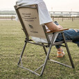黑鹿（BLACKDEER）悦野联名轻量化克米特椅加大舒适铝合金户外折叠椅 绿色