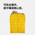 Naturehike挪客蝉翼信封带帽羽绒睡袋户外露营高蓬保暖春夏秋冬四季防寒午休 适宜-1.7~7°C/CW700夜幕黑M