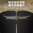 蝶烤香户外炉具挡风板加厚折叠卡式炉风板炉头灶具防风罩气炉风罩可置物 四折置物挡风板