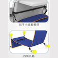 丛林部落坐长途飞机睡觉神器便携儿童出国旅行用品充气脚凳便捷式脚垫脚踏
