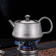 Ti artisan钛工匠纯钛泡茶壶户外便携式旅行钛茶具套装礼盒煮茶烧水壶泡茶器 纯钛泡茶壶套装礼盒【磨砂款】