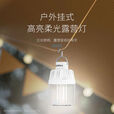 微笑鲨户外超亮LED露营灯USB充电灯泡应急照明灯家用停电夜市摆摊地摊灯 1灯丝【50毫安】挂钩/智能电显 多功能户外露营灯+四档照明