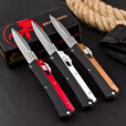 刀治郎微技术直出折叠刀口袋刀户外刀防身便携多功能家用露营水果刀  红黑手柄