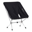 牧高笛（MOBIGARDEN）山羽折叠椅 户外露营超轻休闲椅便携式铝合金折叠椅 【Elite款】曜石黑
