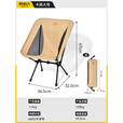 原始人户外折叠椅子便携马扎钓鱼装备美术写生小板凳火车无座神器 新款卡其【轻量便携 一提即走】