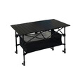向野者户外折叠桌便携式铝合金升降桌子野餐烧烤露营车载夜市宣传蛋卷桌 长70宽70高70