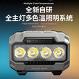 奈特科尔奈特科尔HA23 UHE头灯强光头戴式多色温600流明轻量跑步夜跑登山 岩黑色标配（含3节AAA电池）