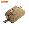出众者战术回收袋molle副包弹夹收集袋可折叠杂物收纳包户外工具腰包 狼棕色COB