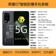 荣耀GT 智能防爆手机化工厂石油天然气本安T4巡检NFC红外遥控带证书5G 幻影黑【防爆版】带证书 12GB+256GB