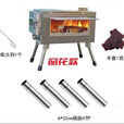 户外露营不锈钢折叠取暖炉多功能取暖桌面帐篷无烟便携式柴火室内 不锈钢柴火炉标配【送防烫手套+灰耙】