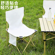 梵昇昱户外折叠桌折叠椅 露营装备套装 加粗蛋卷桌野外野餐野营一桌四椅 流沙金长桌【加粗加厚】+35*35白色椅子4把