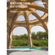 京诚豪斯JcHouse八角球形充气帐篷超大客厅穹顶充气露营野营地球型帐篷 米色