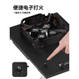 black dog黑狗IGT气炉7200W桌面五芯气灶台嵌两用气炉igt桌单元炉 夜幕黑