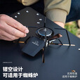 超级流浪者户外露营折叠桌子钢板蜘蛛炉战术桌便携黑化小茶桌野炊野餐方桌子 战术蜘蛛桌【黑色】