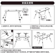 Campingmoon柯曼双炉头IGT桌轻量户外便携BKZ06-L摩旅小桌板自驾游扁气炉头桌 【BKZ06-L】双炉架IGT桌