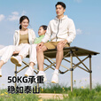 Aoran露营装备全套户外折叠桌椅套装便携式蛋卷桌野餐烧烤露营桌椅 七件套【120cm长桌+6把椅子】