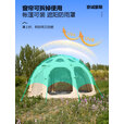 京诚豪斯JcHouse八角球形充气帐篷超大客厅穹顶充气露营野营地球型帐篷 米色