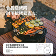 Naturehike挪客墨烟桌面圆形围炉煮茶烧烤架烤肉盆户外露营便携装备公园野餐 烤网款+方形速燃炭1盒(12枚/盒)