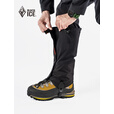 黑冰徒步登山防水雪套沙漠防沙鞋套耐磨防泥防污鞋套雪地脚套 黑色 M