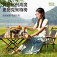 探险者（TAN XIAN ZHE）户外桌椅套装露营椅子桌子一套装备折叠椅便携野餐蛋卷桌克米特椅 120款蛋卷桌+曜黑克米特椅*4