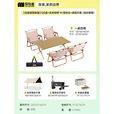 探险者（TAN XIAN ZHE）户外蛋卷桌折叠桌便携式桌椅套装露营桌子一套野餐桌装备全套摆摊 【全套装备】一桌四椅+露营车+天幕（送折叠箱）