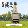 PENESAS山约铝合金蛋卷桌户外桌椅折叠桌露营桌子便携式野餐桌椅野营装备 铝合金大号克米特椅【卡其色】