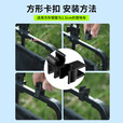 便携露营车桌板卡扣方形U形螺杆螺母卡扣户外装备 U型卡扣*6
