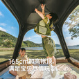 Naturehike挪客Ango全自动速开帐篷 户外露营轻量黑胶遮阳防晒公园3-4人家庭 橡木棕/4人/带天幕