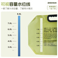 北山狼水袋户外便携折叠式大容量加厚软体储水袋野外露营车载用8L 水袋【军绿色8L】