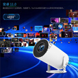 海外版跨境云台炮筒投影仪安卓11原厂现货便携智能小型WiFi迷你露 mini款有线同屏-中国+加拿大日本美国等用 美标