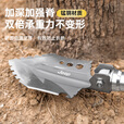 JEEP多功能户外工兵铲铁锹锰钢兵工铲折叠野外铲子军工铲户外露营用品 3节管工兵铲