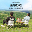 户外桌椅便携式蛋卷折叠桌野餐桌椅套装露营烧烤装备 1.2m折叠加长桌-木纹